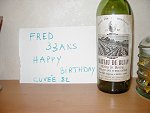 Bon Anniversaire, Fred