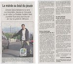 Fred dans Nice matin